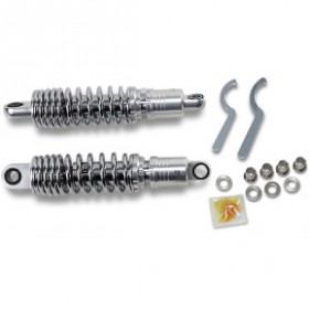 DRAG SPECIALTIES SHOCKS PREMIUM RIDE-HEIGHT ADJUSTABLE SHOCKS - CHROME - STANDARD - 11.5 #1310-1827