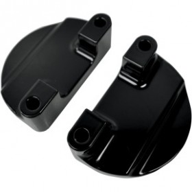 DRAG SPECIALTIES FENDER-TO-FORK ADAPTERS - GLOSS BLACK #1410-0065