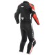 Dainese Avro 4 2Pcs Leather Black Red Racing Suits