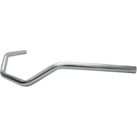 FLANDERS HANDLEBAR - SWEPT BACK - 31 - KNURLED - DIMPLED - CHROME # 650-08085