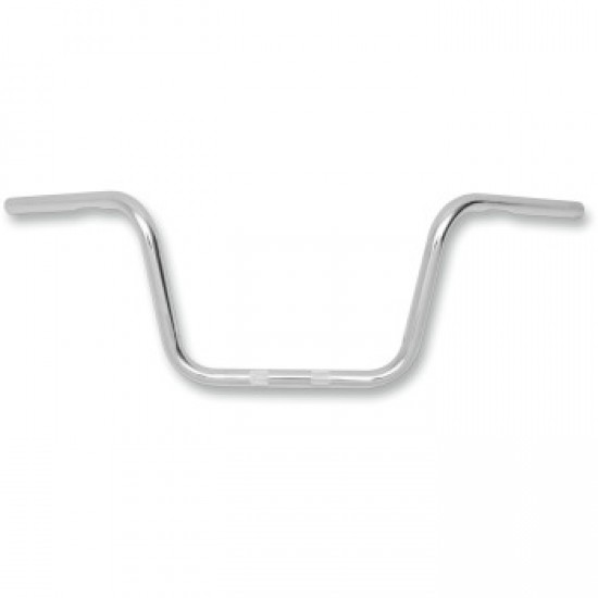 FLANDERS HANDLEBAR - APE HANGER - KNURLED - DIMPLED - CHROME # 650-08095