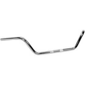 FLANDERS HANDLEBAR - DRESSER - KNURLED - DIMPLED - CHROME # 650-08255