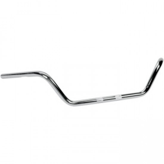 FLANDERS HANDLEBAR - DRESSER - KNURLED - DIMPLED - CHROME # 650-08255 FLANDERS HANDLEBAR - DRESSER - KNURLED - DIMPLED - CHROME # 650-08255
