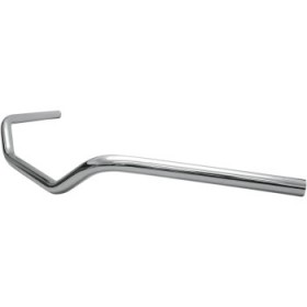 FLANDERS HANDLEBAR - BEACH - KNURLED - DIMPLED - CHROME # 650-08535