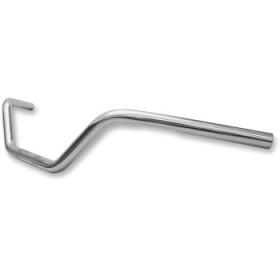 FLANDERS HANDLEBAR - FLAT TRACK - KNURLED - DIMPLED - CHROME # 650-08595