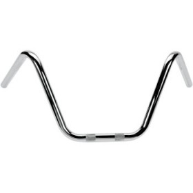 FLANDERS HANDLEBAR - FX BUCKHORN - KNURLED - DIMPLED - CHROME # 650-08635