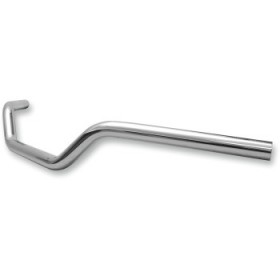 FLANDERS HANDLEBAR - BAD BOY - KNURLED - DIMPLED - CHROME # 650-08845