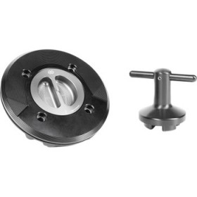 GILLES TOOLING FUEL FILLER CAP BLACK KAWASAKI # FCAP-04-B