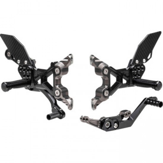 GILLES TOOLING FXR REARSET BLACK BMW # FXR-BM05-B