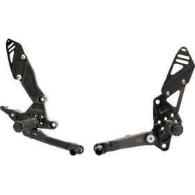 GILLES TOOLING FXR FOOTREST BLACK # FXR-Y03-B