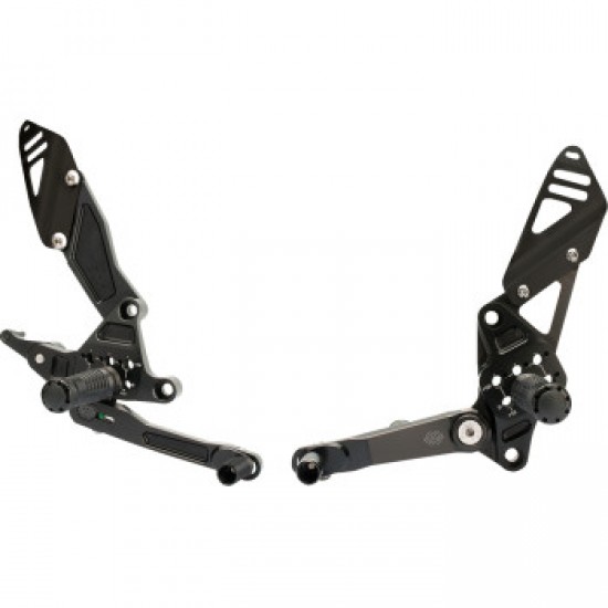GILLES TOOLING FXR FOOTREST BLACK # FXR-Y03-B GILLES TOOLING FXR FOOTREST BLACK # FXR-Y03-B