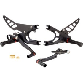 GILLES TOOLING FXR REARSET BLACK YAMAHA # FXR-Y07-B
