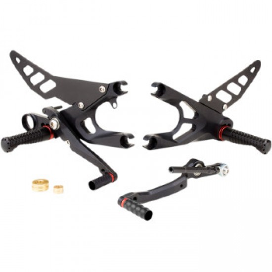 GILLES TOOLING FXR REARSET BLACK YAMAHA # FXR-Y07-B GILLES TOOLING FXR REARSET BLACK YAMAHA # FXR-Y07-B
