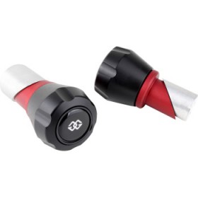 GILLES TOOLING REAR AXLE PROTECTOR BLACK/RED APRILIA # GTA-R-A01-BR