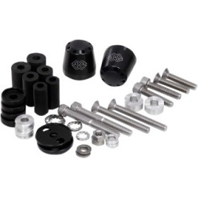 GILLES TOOLING BAR-END WEIGHTS IP BLACK # LG-IP-22-B