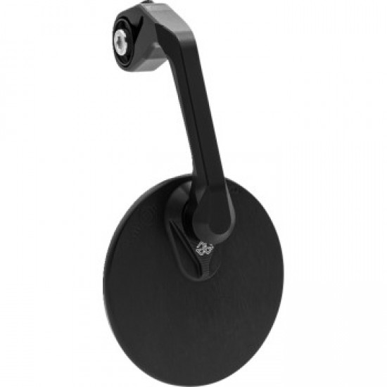 GILLES TOOLING MIRROR MOON SIDE VIEW ROUND BLACK RIGHT/LEFT EACH # M04-02-BD