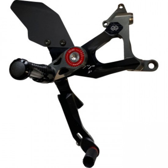 GILLES TOOLING MUE2 REARSET BLACK DUCATI # MUE2-D02-B