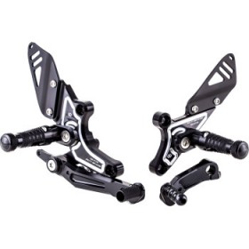 GILLES TOOLING ADJUSTABLE REARSET BLACK/SILVER BMW # RCT10GT-BM08