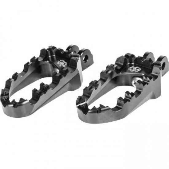 GILLES TOOLING PRO-X ENDURO FOOTPEGS BLACK PAN AMERICA # RGK-121-UF34-SET-B