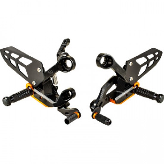 GILLES TOOLING ADJUSTABLE REARSET BLACK KTM # VCR38GT2-KT04