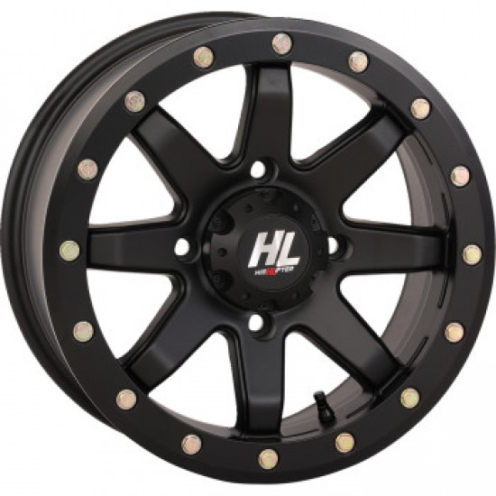 HIGH LIFTER WHEEL HL9 BEADLOCK FRONT/REAR MATTE BLACK 14X7 4/137 5+2 +30 MM PART # 14HL09-1437