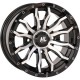 HIGH LIFTER WHEEL HL21 FRONT/REAR GLOSS BLACK W/MACHINED 14X7 4/137 4+3 +10 MM PART # 14HL21-1137