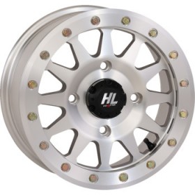 HIGH LIFTER WHEEL HLA1 BEADLOCK FRONT/REAR MACHINED 14X7 4/156 5+2 +40 MM PART # 14HLA1-1756