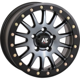 HIGH LIFTER WHEEL HL25 FRONT/REAR BLACK 15X7 4/137 4+3 +10 MM PART # 15HL25-1237