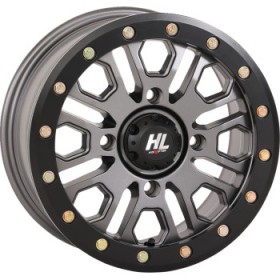 HIGH LIFTER WHEEL HLA1 BEADLOCK FRONT/REAR MACHINED 15X7 5/4.5 5+2 +40 MM PART # 15HLA1-1745