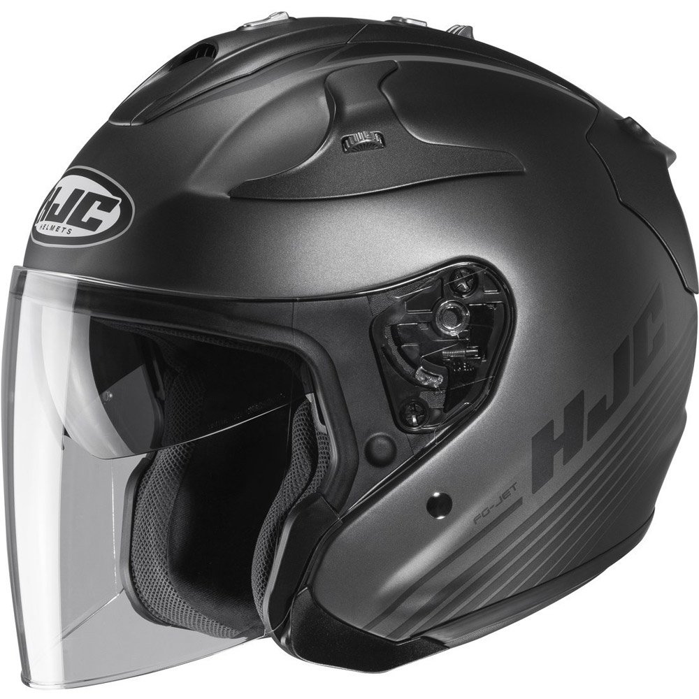 HJC FG JET PATON ANTHRACITE MC5SF OPEN FACE HELMET