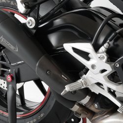 Hp corse Hydroform Exhaust Slip-On In Black Ceramic Coated Steel For Bmw S1000R 2017 2020 Part # BMWHY20PR11C-AB