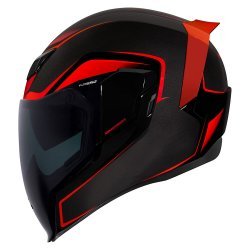 Icon Airflite Crosslink Helmet - Red
