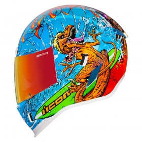 ICON AIRFORM DINO FURY BLUE HELMET