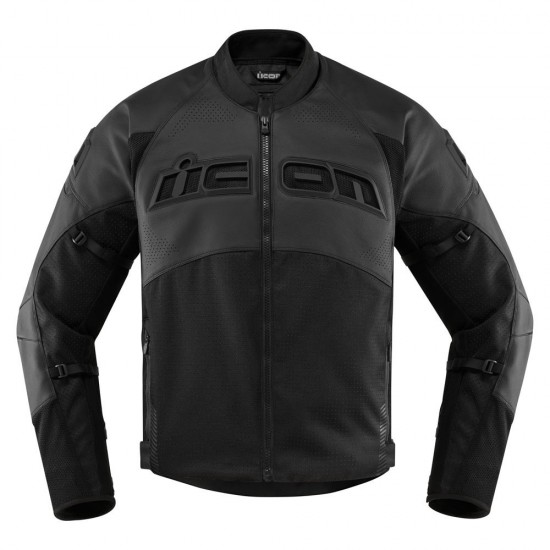 ICON CONTRA2 LEATHER PERFORATED STEALTH JACKET ICON CONTRA2 LEATHER PERFORATED STEALTH JACKET