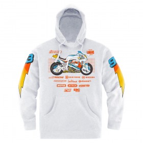 ICON HOODIES GIXXER JOHNNY WHITE JACKET