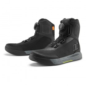 ICON OVERLORD VENTED CE BLACK BOOTS