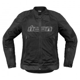 ICON OVERLORD3 MESH BLACK JACKET