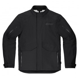 ICON STORMHAWK WP BLACK JACKET