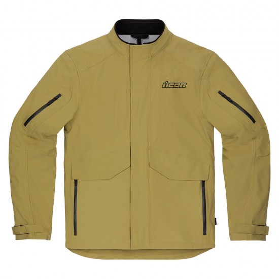 ICON STORMHAWK WP TAN JACKET ICON STORMHAWK WP TAN JACKET