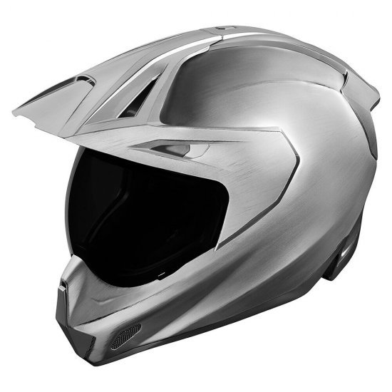 Icon Variant Pro Quick Silver Black Dual Sport Helmet