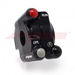 JETPRIME COVER THROTTLE TWIST GRIP WITH INTEGRATED CONTROLS FOR DUCATI SUPERBIKE PANIGALE V4   2018-2019 PART # JP ACC 020