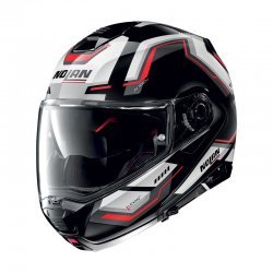 Nolan N100-5 Upwind N-com Black Red Helmet
