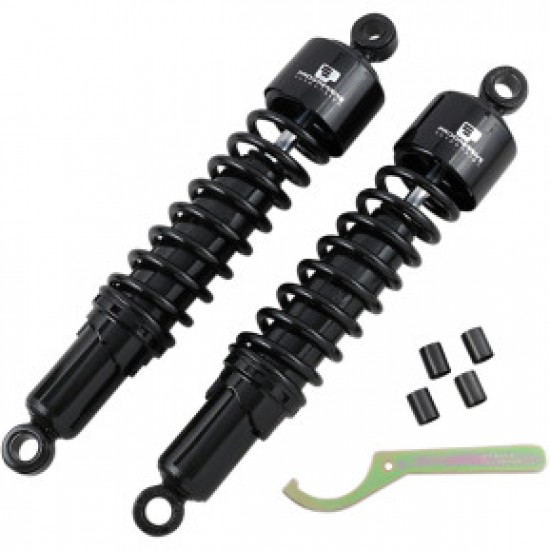 PROGRESSIVE SHOCKS - 412 CRUISER SERIES - BLACK - 14.25 - HEAVY DUTY PART # 412-4058B PROGRESSIVE SHOCKS - 412 CRUISER SERIES - BLACK - 14.25 - HEAVY DUTY PART # 412-4058B