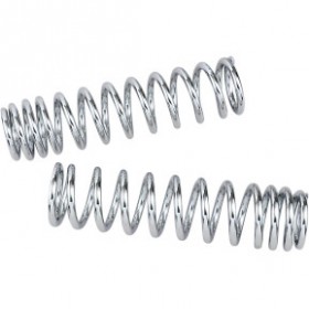 PROGRESSIVE SHOCK SPRINGS - 12/412-SERIES - CHROME - 120-170 LB/IN PART # 03-1365C