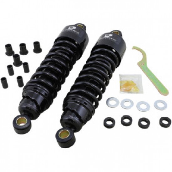 PROGRESSIVE 412 SERIES SHOCK - 11.5 - STANDARD - BLACK - FLH/T PART # 412-4074B PROGRESSIVE 412 SERIES SHOCK - 11.5 - STANDARD - BLACK - FLH/T PART # 412-4074B