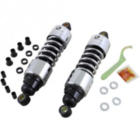 PROGRESSIVE 412 SERIES SHOCK - 11.5 - STANDARD - CHROME - FLH/T PART # 412-4074C
