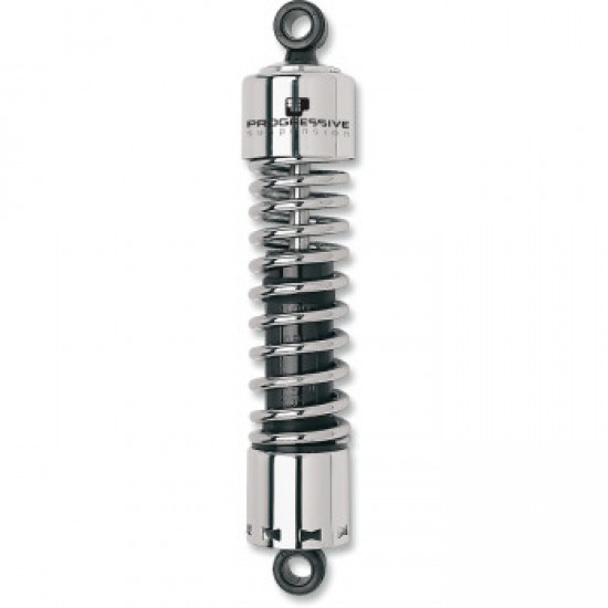 PROGRESSIVE 412 SERIES SHOCK - 12.5 - HEAVY DUTY - CHROME - FL PART # 412-4076C