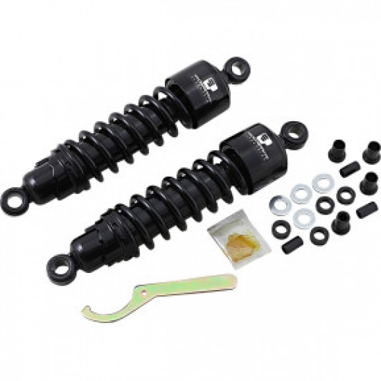 PROGRESSIVE 412 SERIES SHOCK - 12 - STANDARD - BLACK - FLH/T PART # 412-4079B PROGRESSIVE 412 SERIES SHOCK - 12 - STANDARD - BLACK - FLH/T PART # 412-4079B