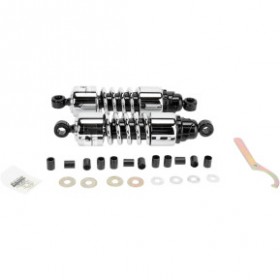 PROGRESSIVE SHOCKS - 412 CRUISER SERIES - CHROME - 11.5 - STANDARD PART # 412-4202C