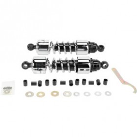 PROGRESSIVE SHOCKS - 412 CRUISER SERIES - CHROME - 12.5 - STANDARD/HEAVY DUTY PART # 412-4207C